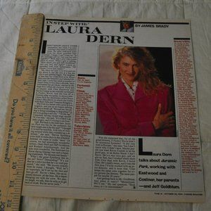Laura Dern clipping Jurassic Park actress 1994 article